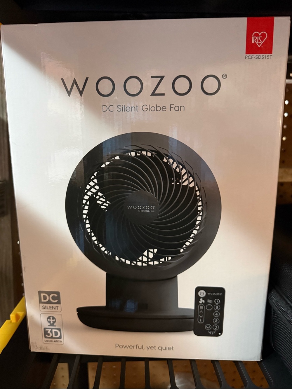 WOOZOO Air Circulator Fan with Remote
- Black